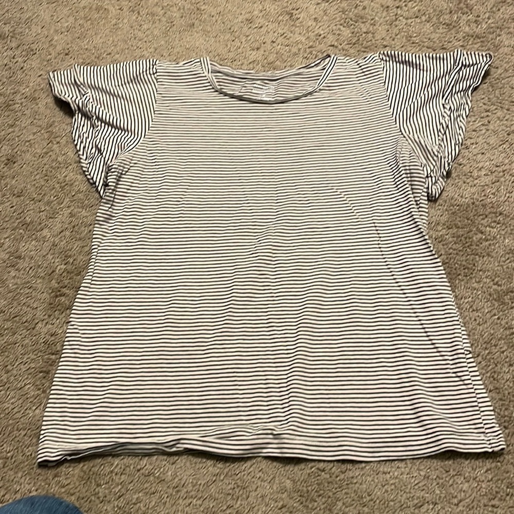Women’s striped banana republic tshirt